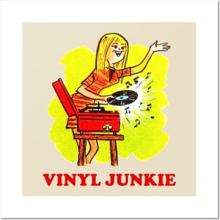 Vinyl Junkie - Record/LP Lover Posters and Art